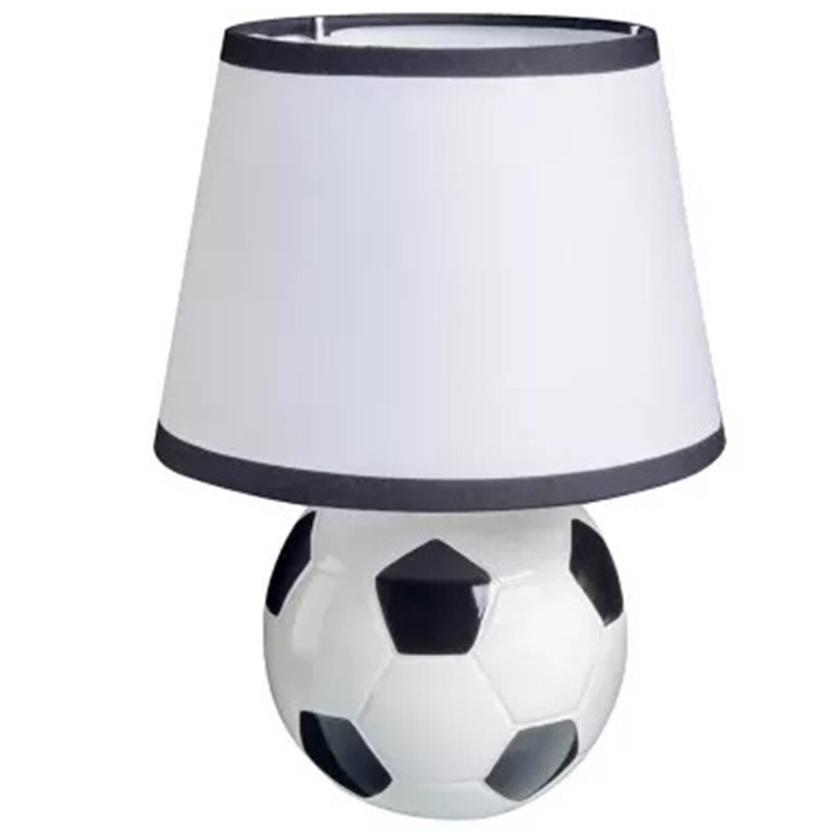 LÁMPARA DE MESA FUTBOL 1 LUZ E27 BLANCA 