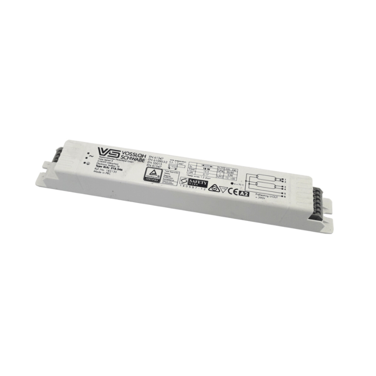 Impedancia electronica para 2 T8 de 18W - IM0456 