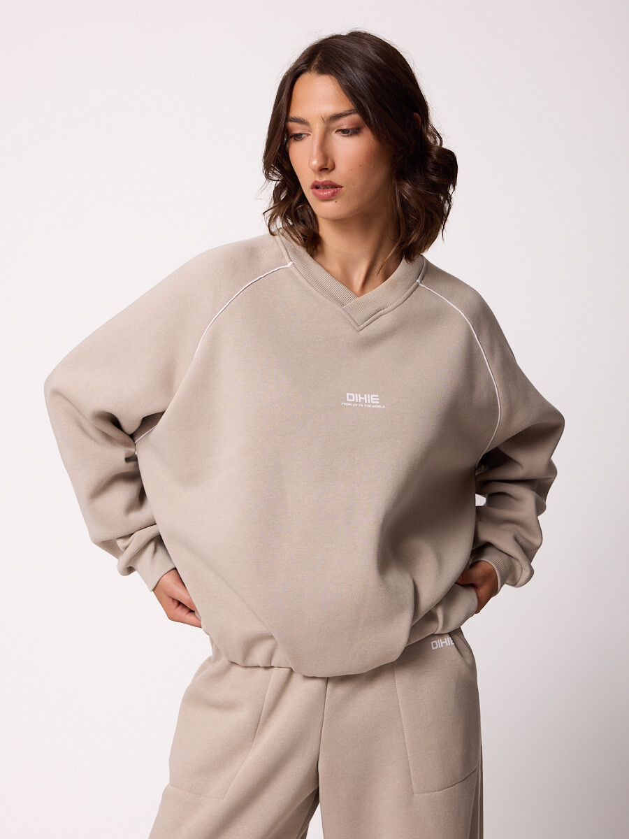 SWEATER ANSFER DIXIE Gris Plata