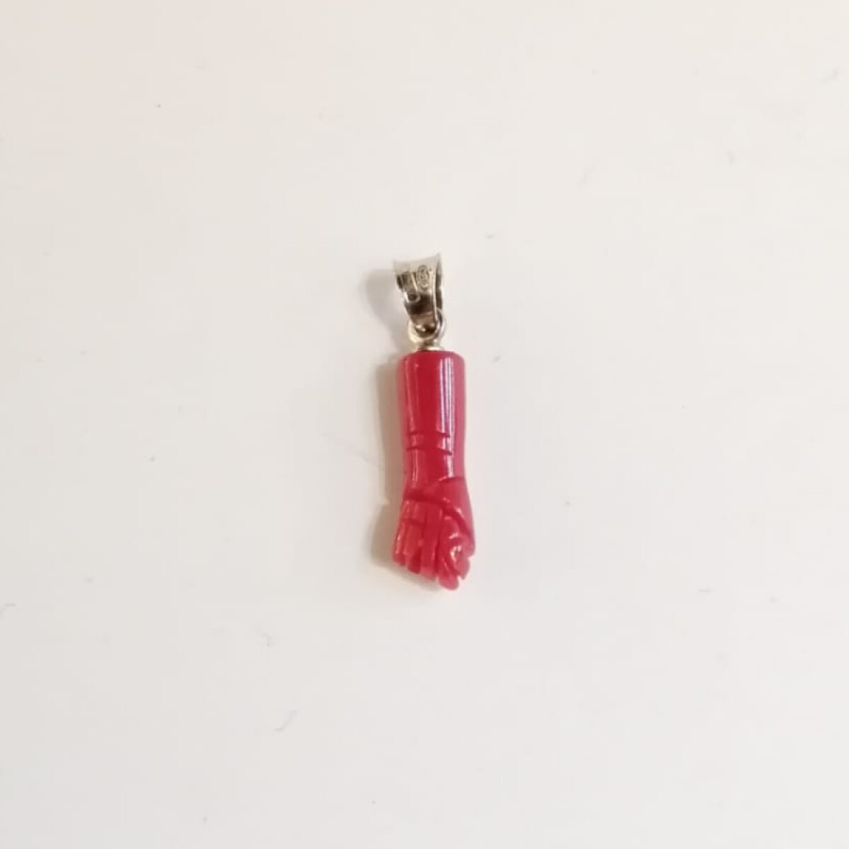 Colgante Mano de coral Plata 
