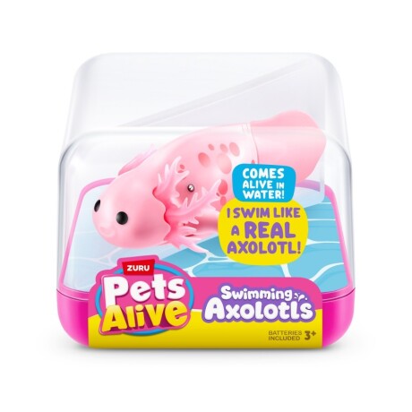Muñeco Pets Alive Axolote Nadador Activado Con El Agua 001