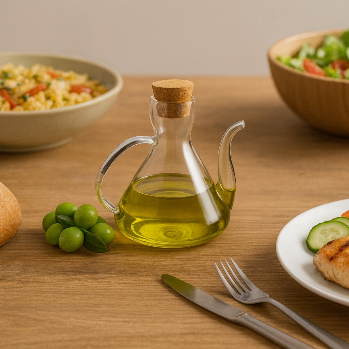 Aceitera de Vidrio 500 ml 