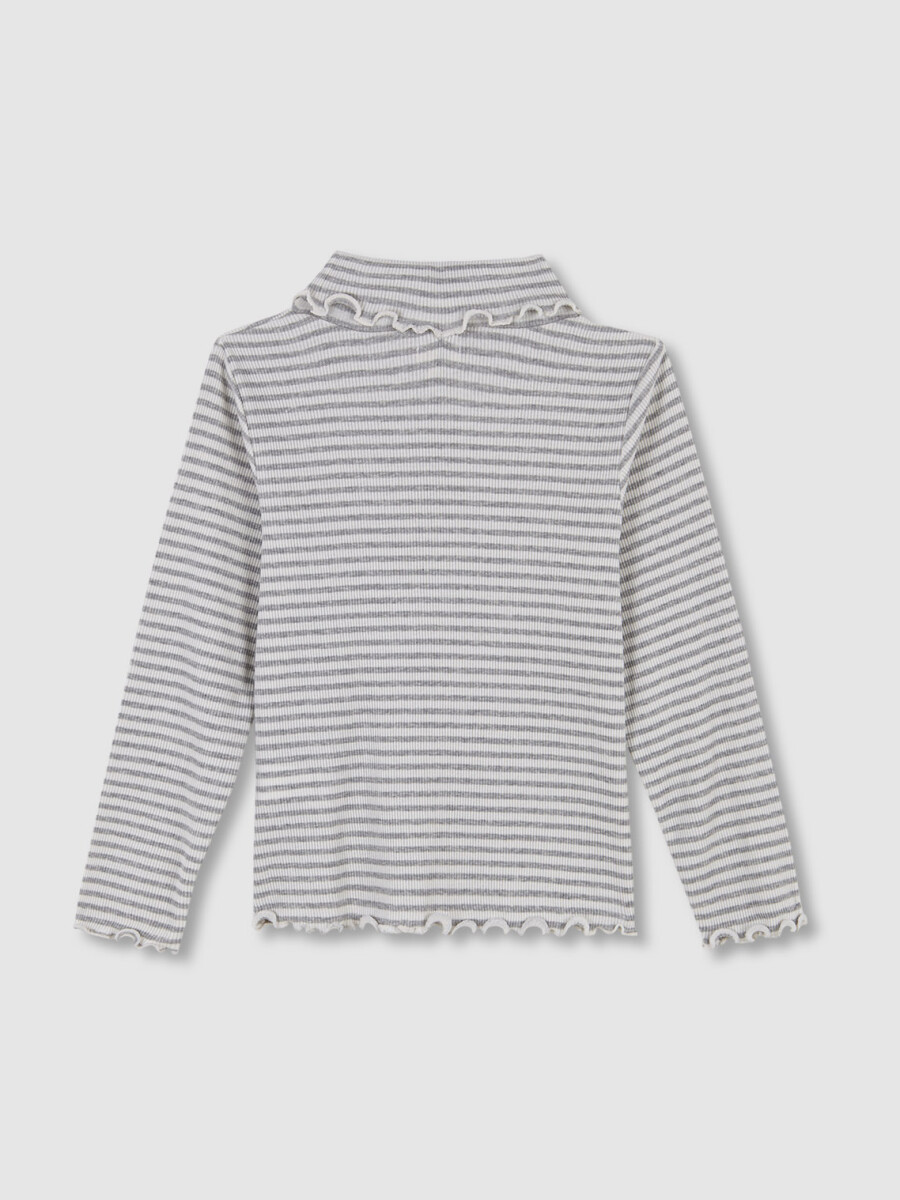 Camiseta Rayas Gris
