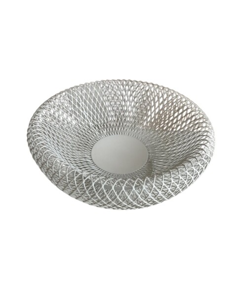 FRUTERO REJILLA DOBLE PARED D25x10CM BLANCO FRUTERO REJILLA DOBLE PARED D25x10CM BLANCO