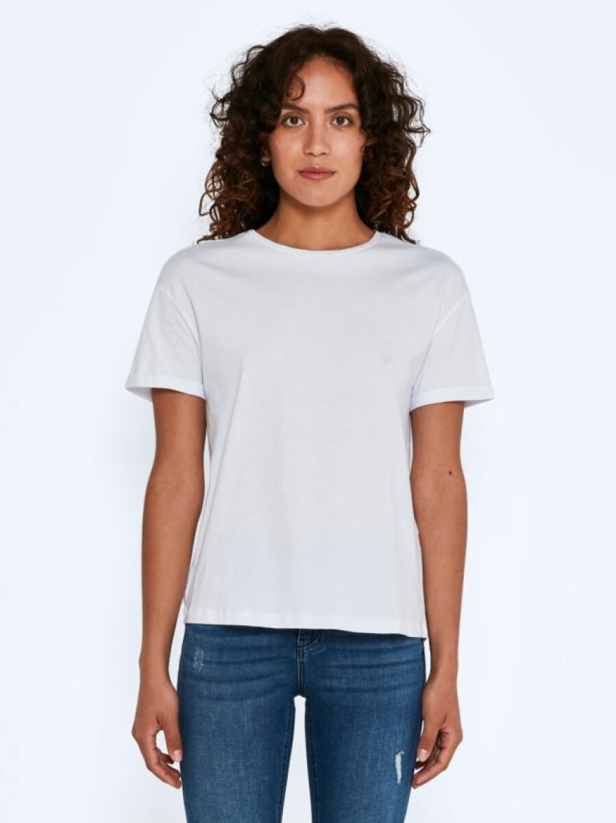 Camiseta BRANDY con diseño manga corta - Bright White 