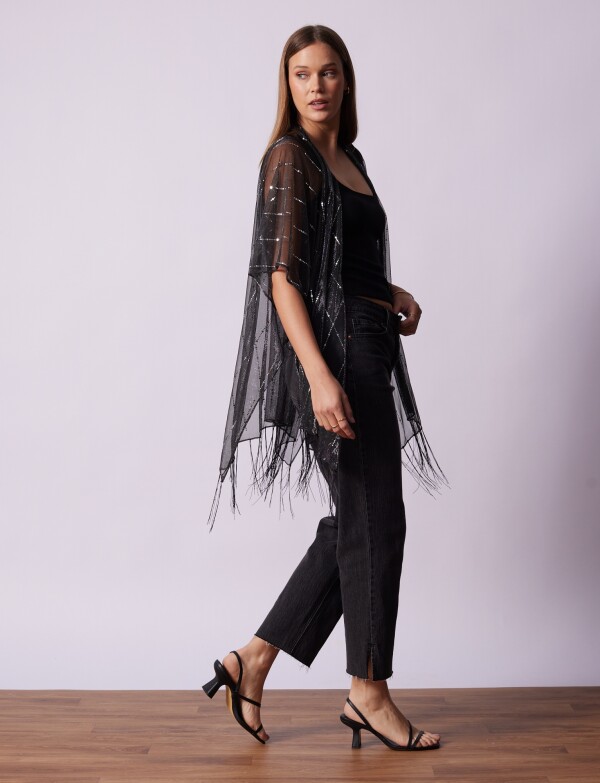 Kimono Night GRIS OSCURO