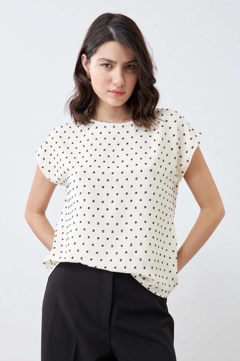 Blusa fantasía crudo