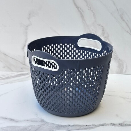 Canasto Organizador Polipropileno Alto 22cm x Ø 28cm Canasto Organizador Polipropileno Alto 22cm x Ø 28cm