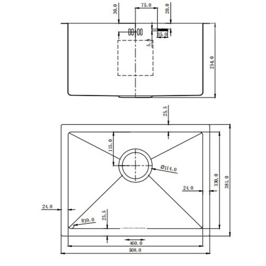 Pileta Simple 50.8 x 38 Pileta Simple 50.8 x 38
