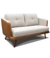 Sillon 2 Cuerpos Sofa Triunfo Marron y beige