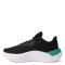 Championes de Mujer Puma Softride Pro Negro - Verde - Fucsia