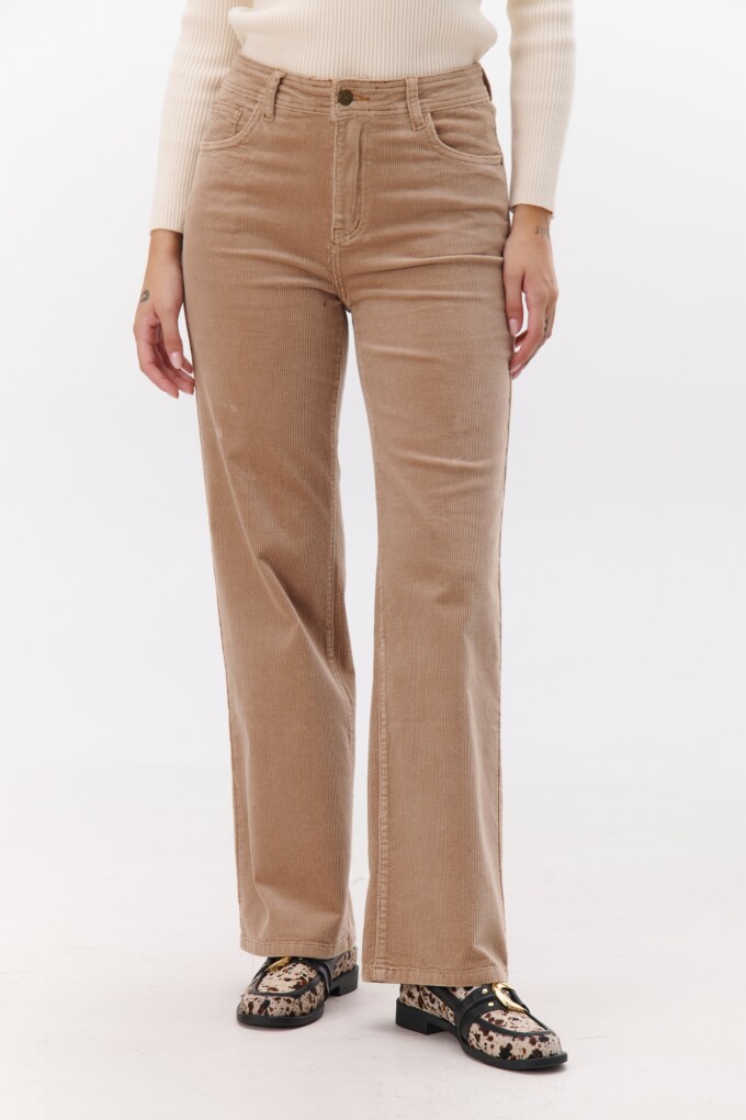 PANTALON PANA BEIGE