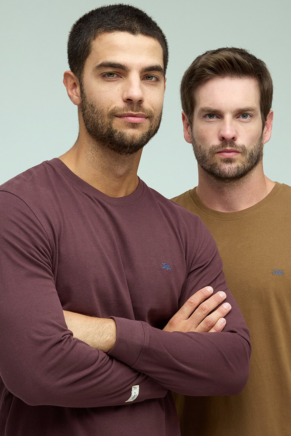 REMERA LISA DE ALGODÓN Bordo