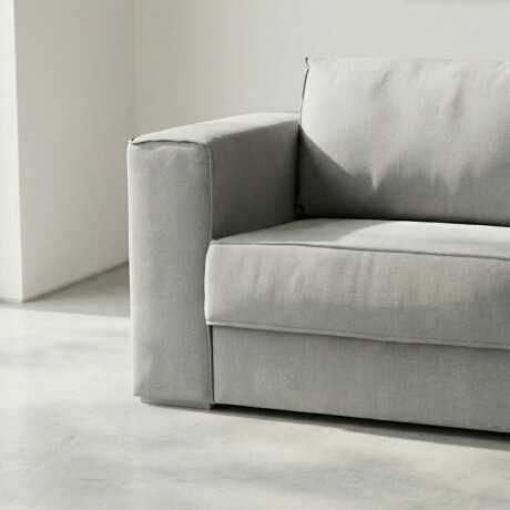 Sofá Olimpus - Microfibra - 3 cuerpos Kruger 06-155 (Ceniza)