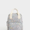 Mochilas Urbanas Estampados Mochila De Cuerina - Azul Celeste