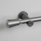 Barrote cortina metal Jade 1,5m + 2 soportes PLATEADO