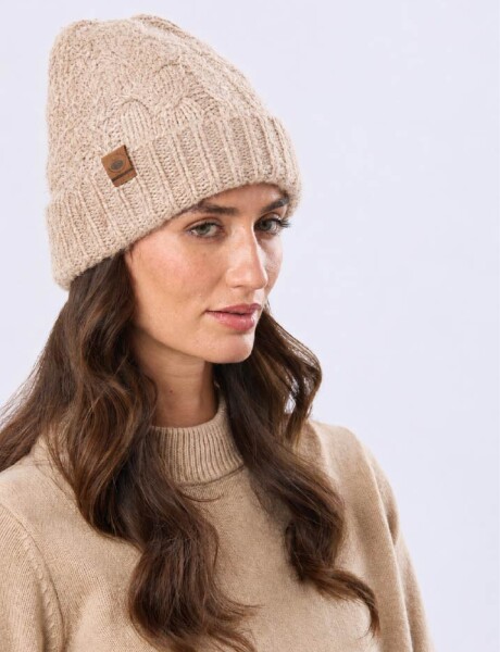 GORRO TEJIDO Beige