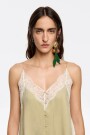 VESTIDO LACE Kaki