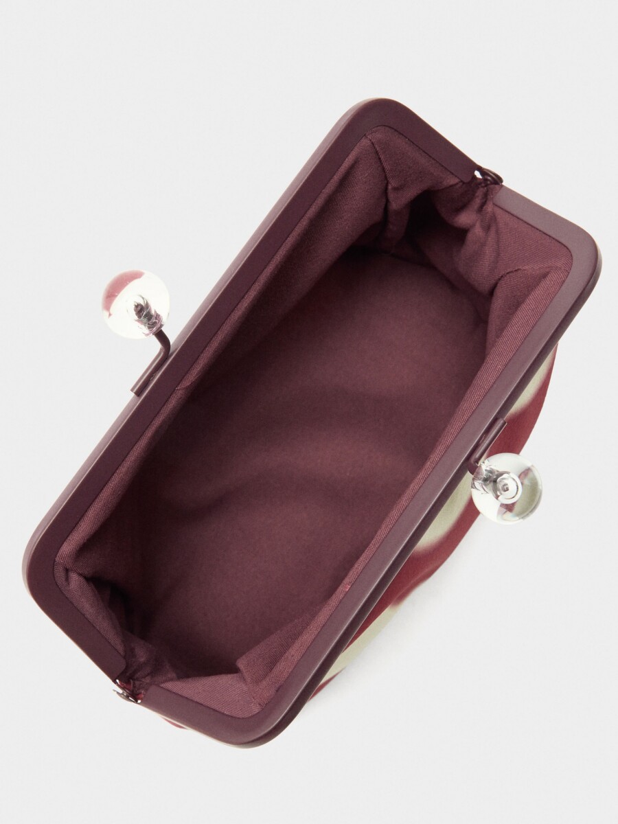Bolso Para Cosméticos Con Estampado Floral multicolor