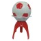 Vela con Forma de Pelota Rojo y Blanco