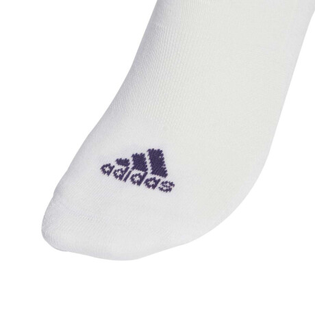 Medias Cushioned Sportswear Bajo-Cut 3 bandas Unisex Blanco