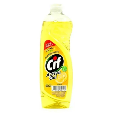DETERGENTE CIF P/VAJILLA ULTRA LIMON 300 ML DETERGENTE CIF P/VAJILLA ULTRA LIMON 300 ML