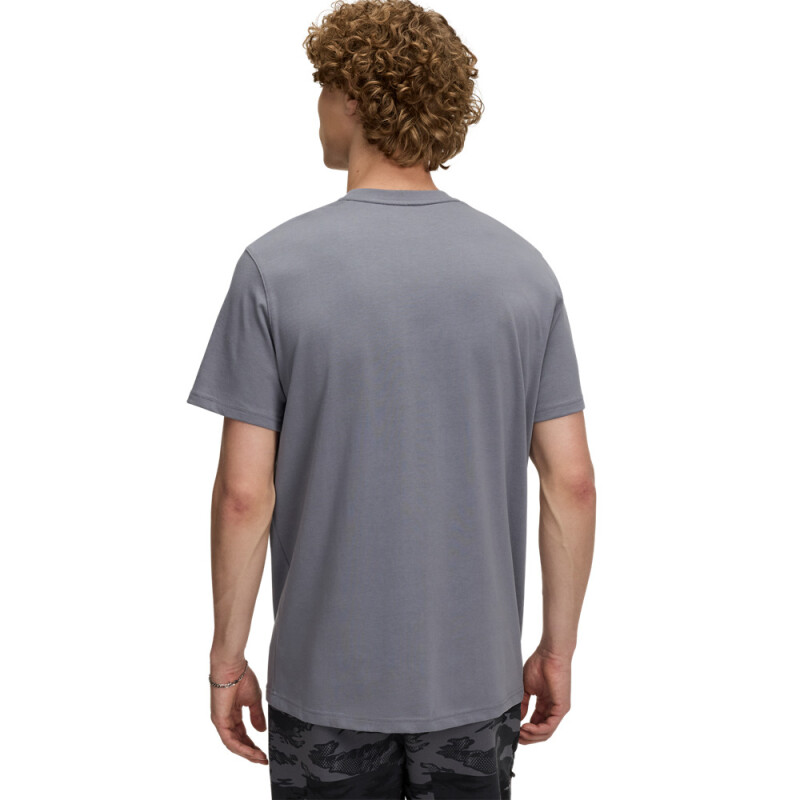 UA M LOGO EMB HEAVYWEIGHT SS-BLU GRY-024