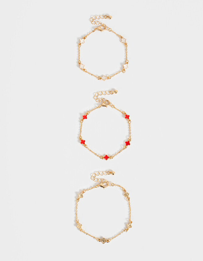 Pulseras Flexibles Sets Lucky Set De Pulseras Lucky - Dorado