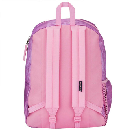 Mochila Jansport Cross Town 26 L Original Unisex Rosado Estampado