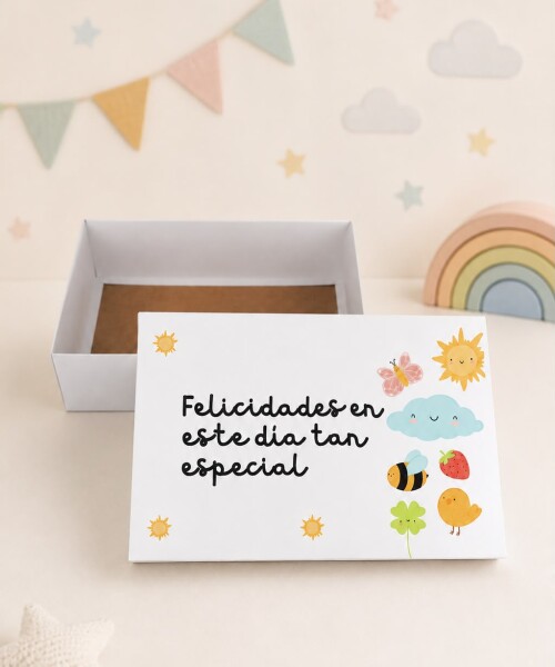 Caja Rectangular Impresa 20x30x9 cm - Día del Niño Caja Rectangular Impresa 20x30x9 cm - Día del Niño