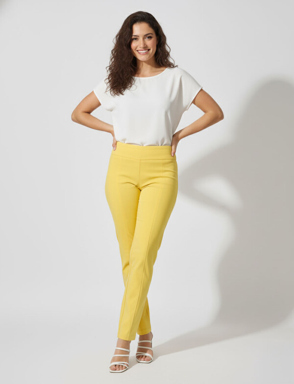 Pantalon Modelador AMARILLO