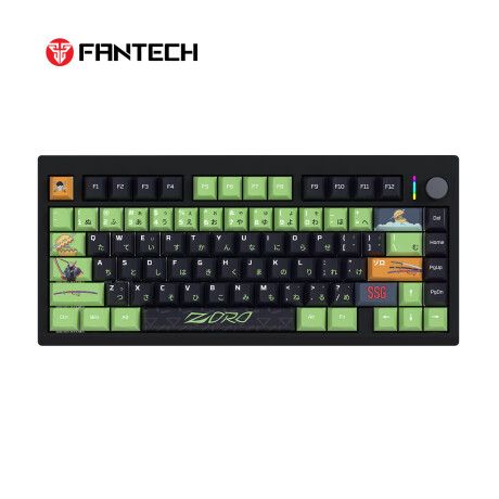 Teclado Gamer Fantech MK921 Zoro One Piece Switch Brown Teclado Gamer Fantech MK921 Zoro One Piece Switch Brown