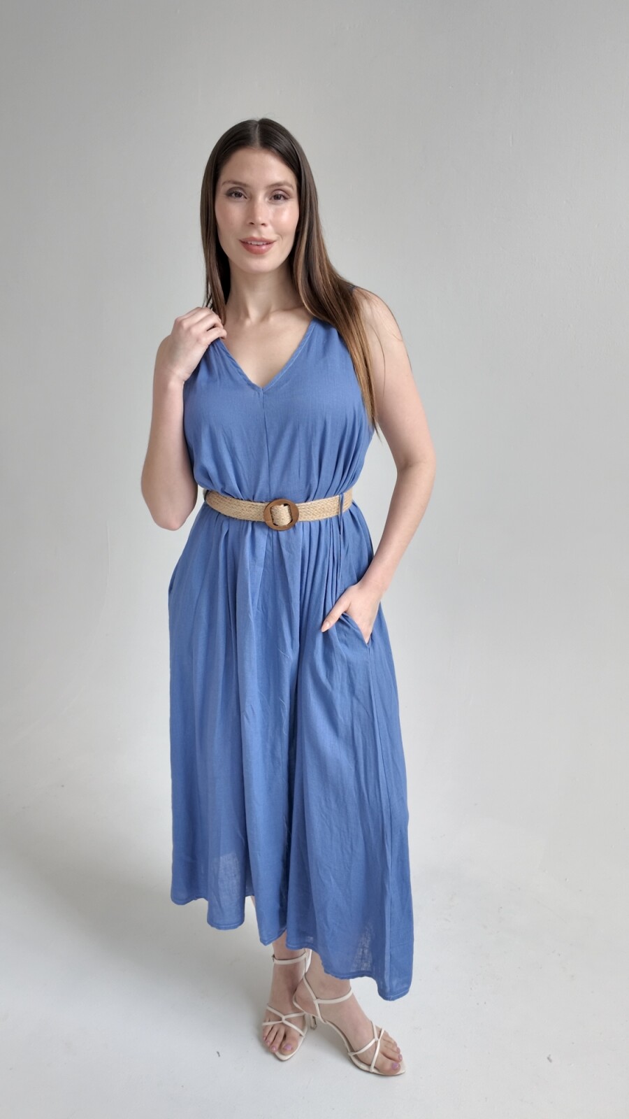 Vestido Sevilla Celeste