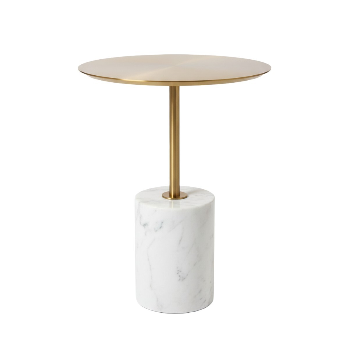 MESA LATERAL RED MARMOL BLANCO 40X55CM 