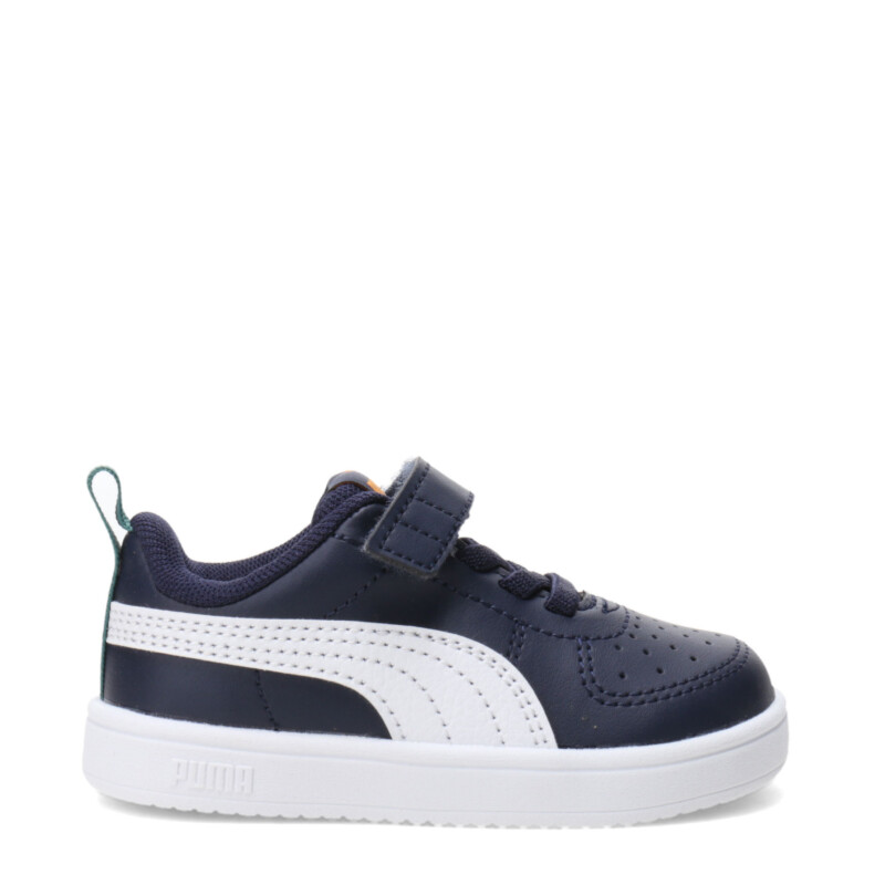 Championes de Niños Puma Rickie Infantil C/Velcro Azul - Blanco