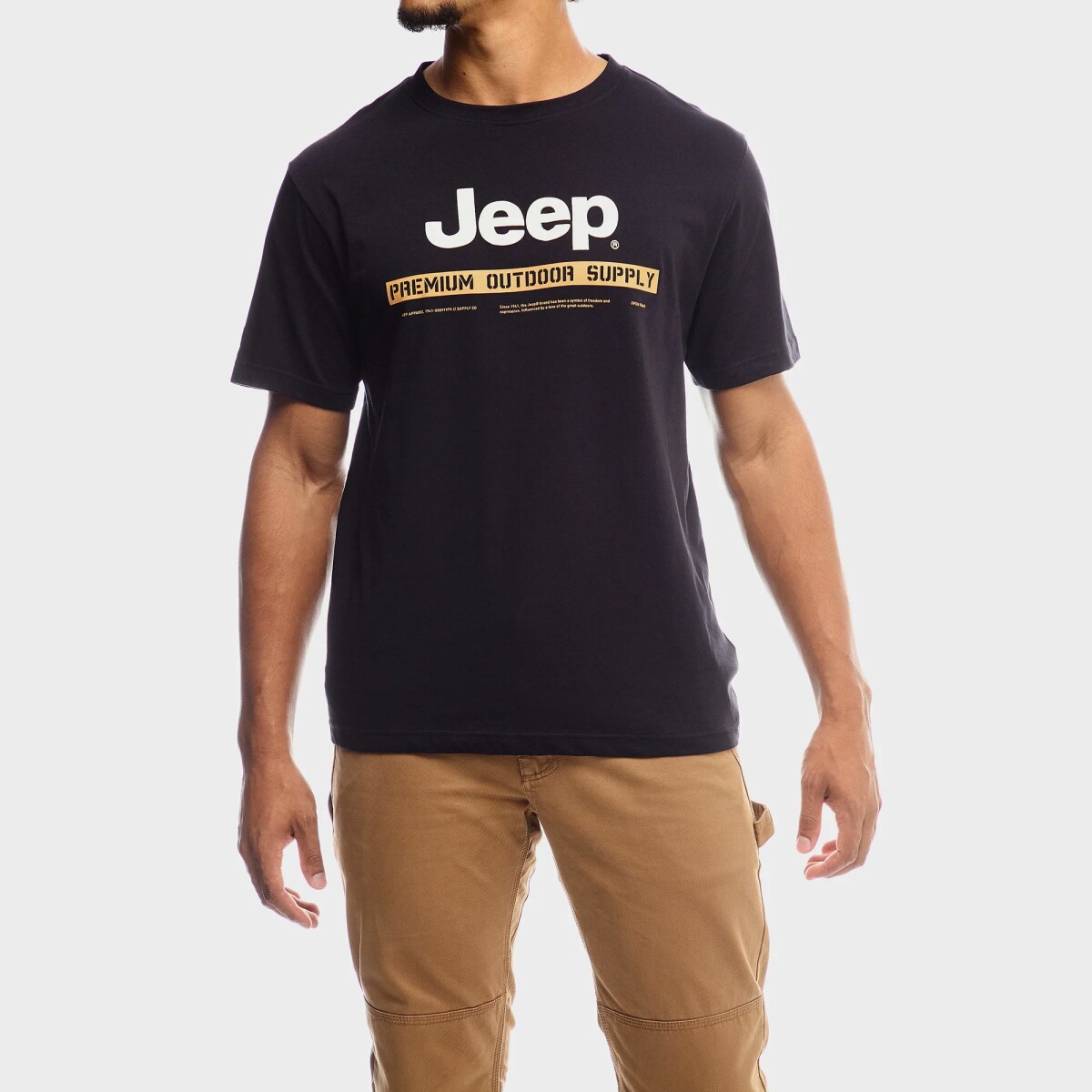 Remera Jeep Fashion Graphic Tee JMW26302BLACK 