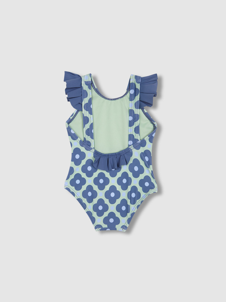 Bañador Estilo Sesentero Verde