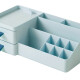 Organizador maquillaje celeste