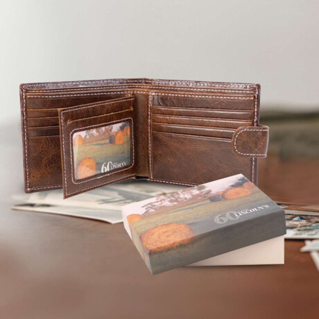 Billetera Cuero Vulcano Whisky