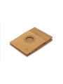 ESSENZIALE MAGIC AIRTAG WALLET CAMEL BROWN