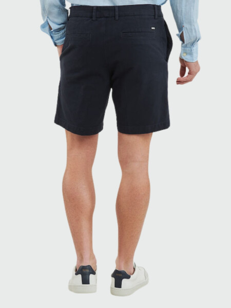 BOSS - Bermudas corte regular de algodón elástico, KANE Azul Oscuro