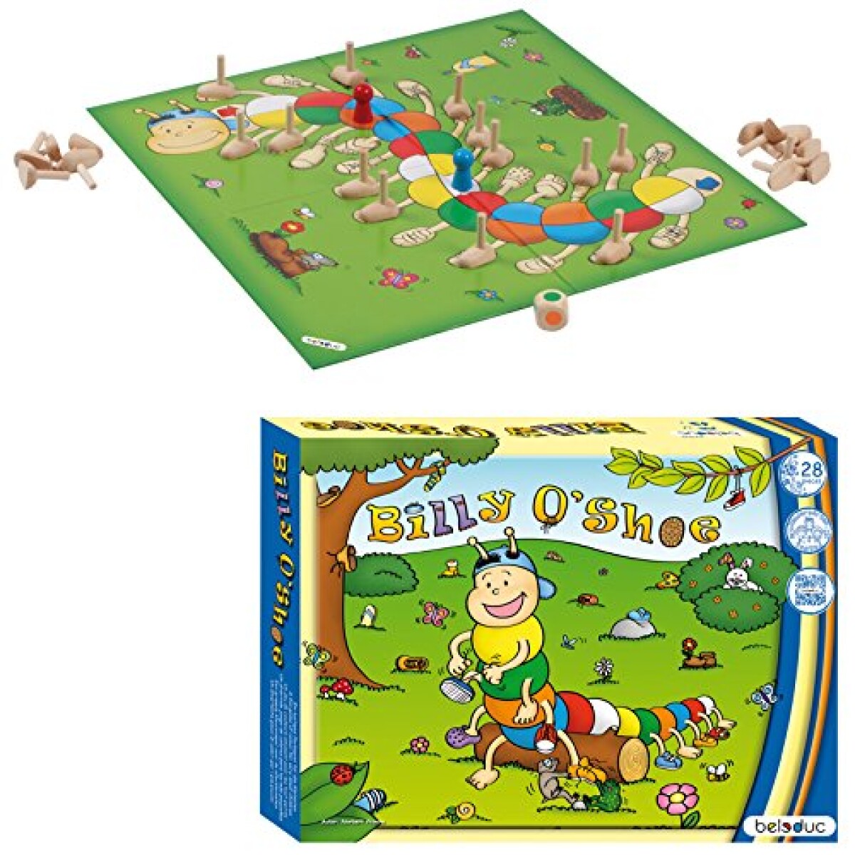 Juego Educativo Beleduc el Cien Pies Billy O'shoe 