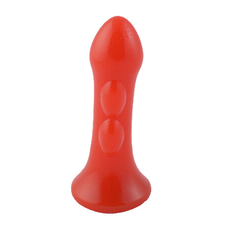 Estaca Anal Texturada Rojo