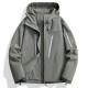 Campera Tácticas Impermeables Resistente Poliéster Unisex Verde
