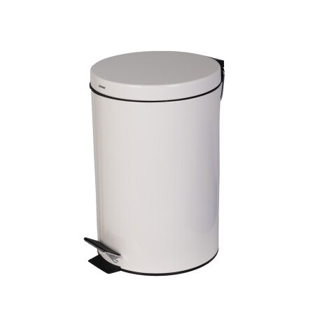 PAPELERA BLANCO ACERO INOXIDABLE DUSTBIN 101121