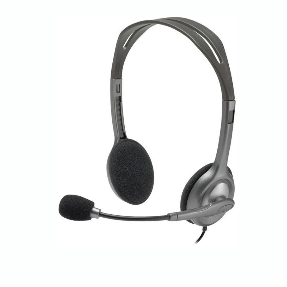 Auriculares Cableados LOGITECH H111 Con Micrófono On-Ear - Gray 