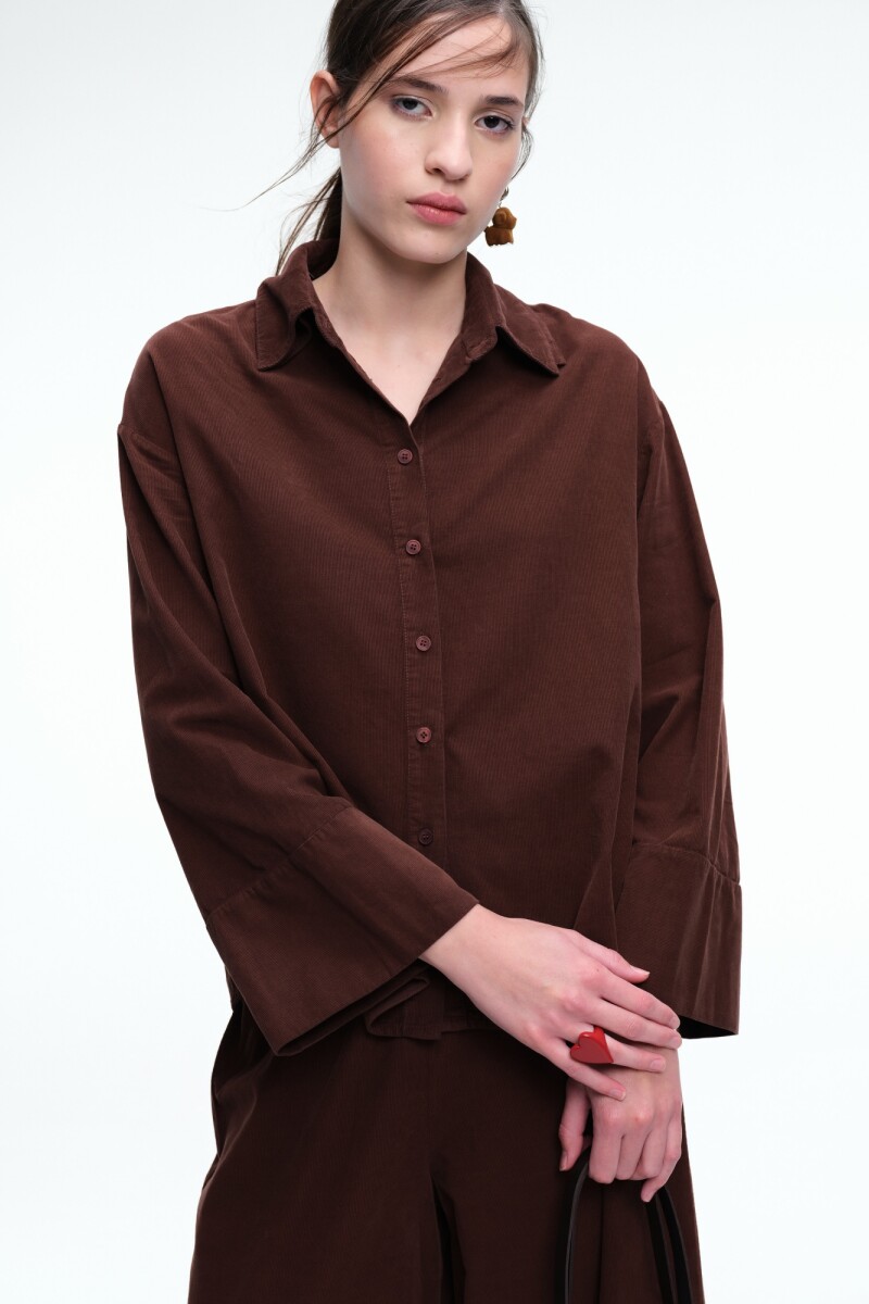 CAMISA AMPLIA Bordo