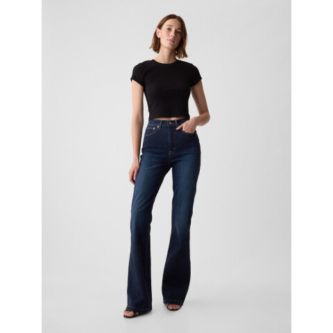 70S FLARE HR DK HOLZER DARK WASH
