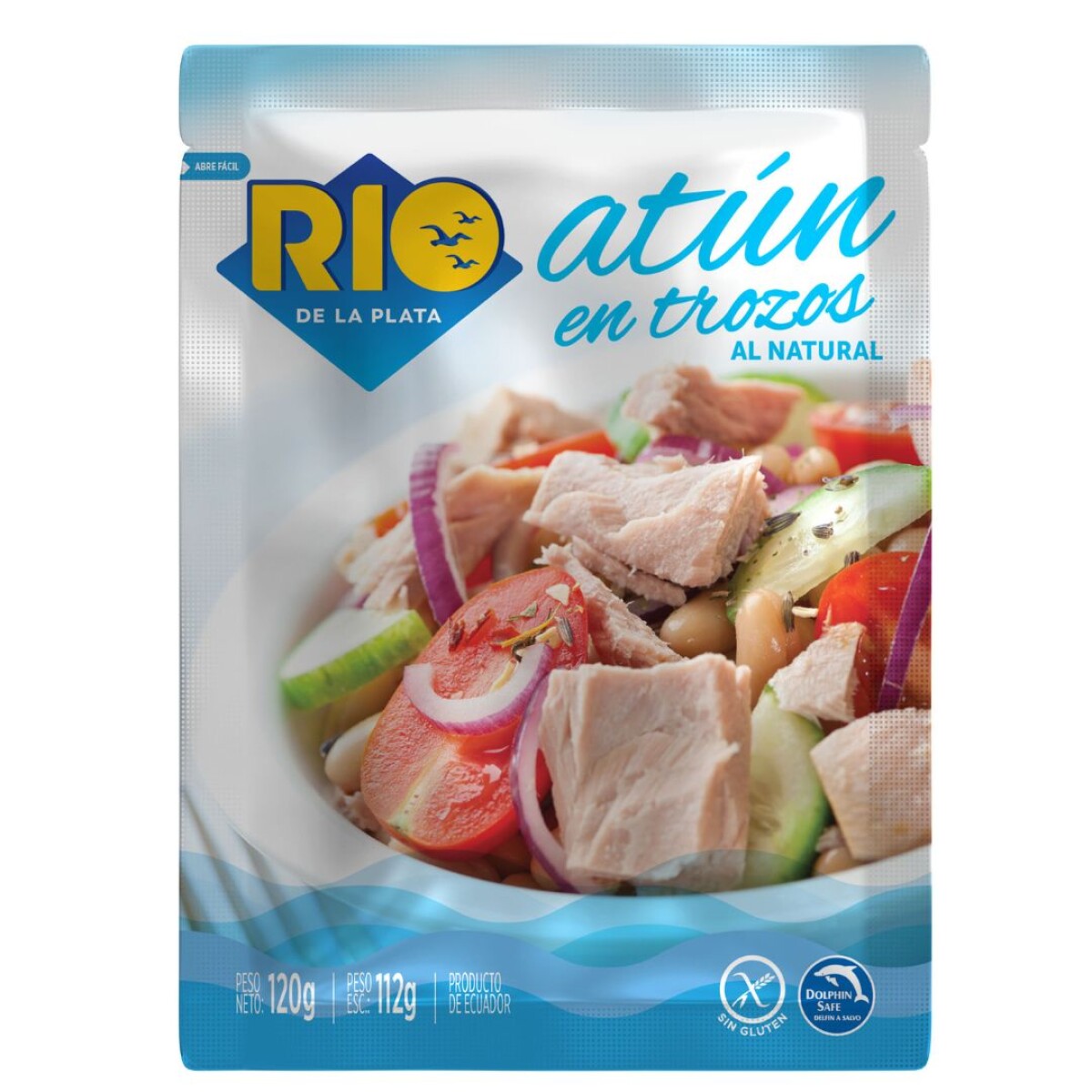 Atun en Trozos al Naturalrio de la Plata 120G 