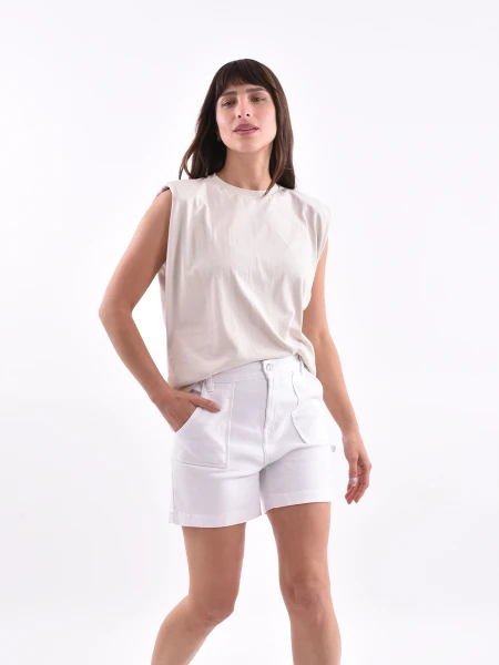 SHORT FATIMA BLANCO